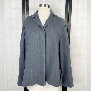 Elegant Gray Button Down Shirt for Women